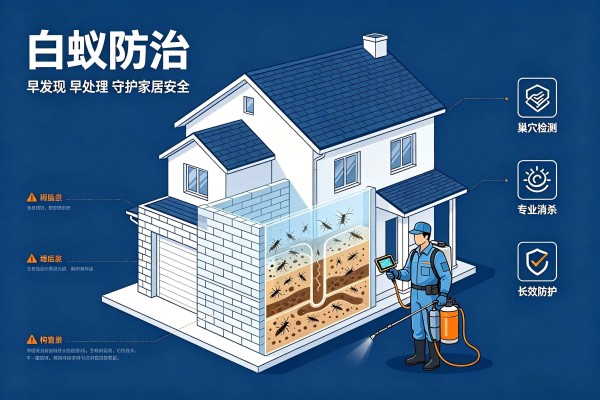 白蚁防疫站物业小区白蚁综合治理 住宅小区整体白蚁防控